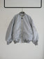 HAND-DYED BOMBER JACKET / Gray