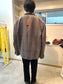 glen check coat