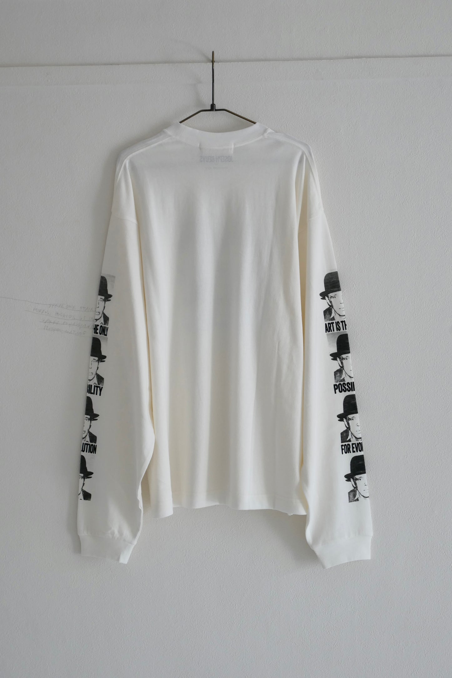 Joseph Beuys Warhol Long Sleeve T-shirt (Off White)