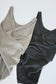 Matka Silk Noil Back Cross Tank Top Blouse