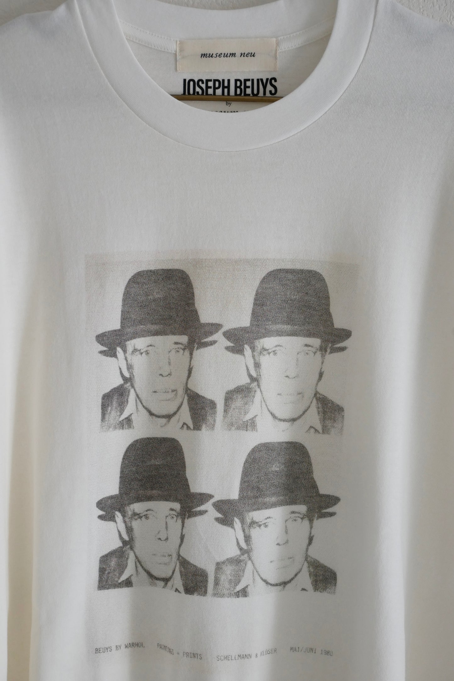 Joseph Beuys Warhol Long Sleeve T-shirt (Off White)