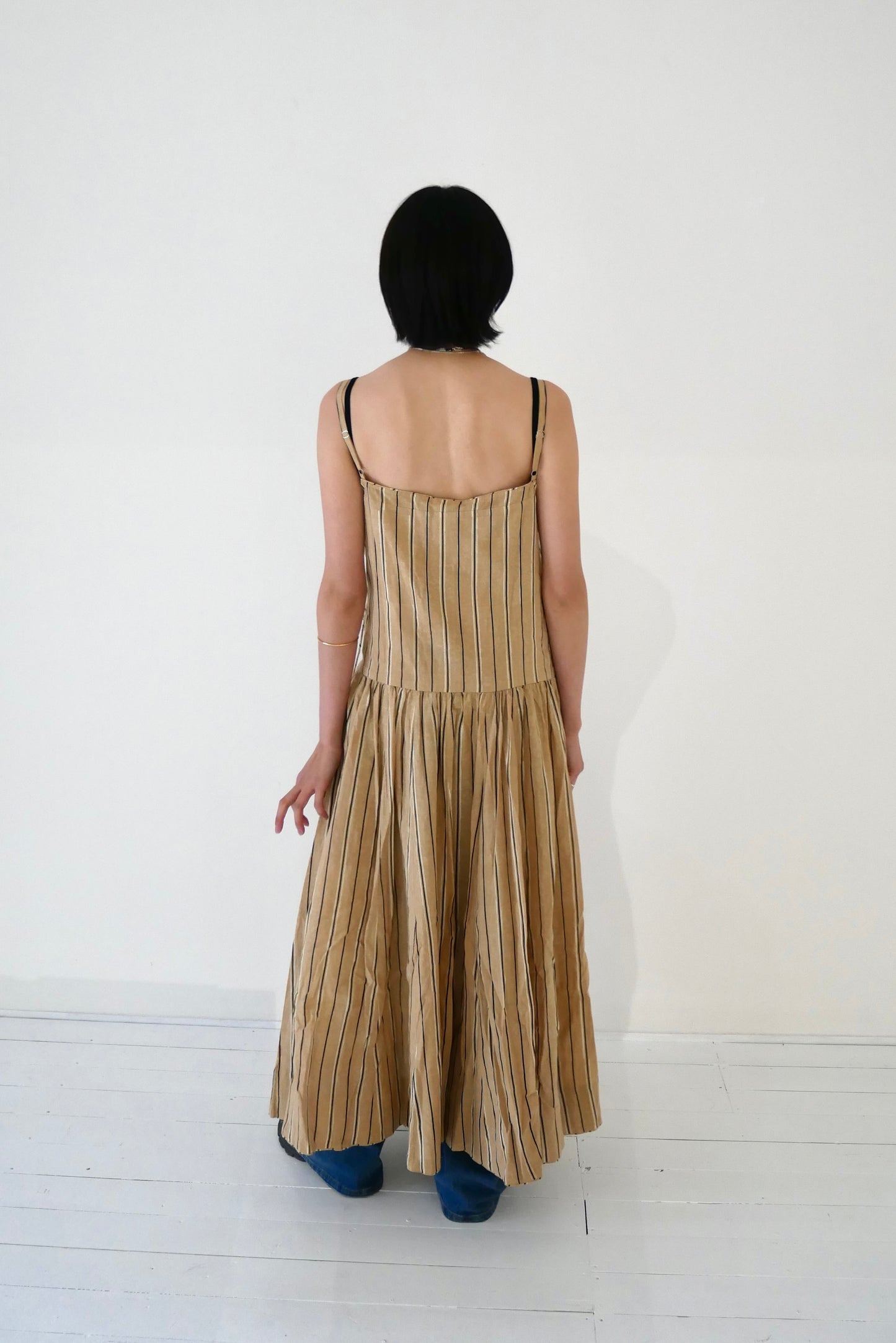 Stripe Block Camisole 18panels Dress