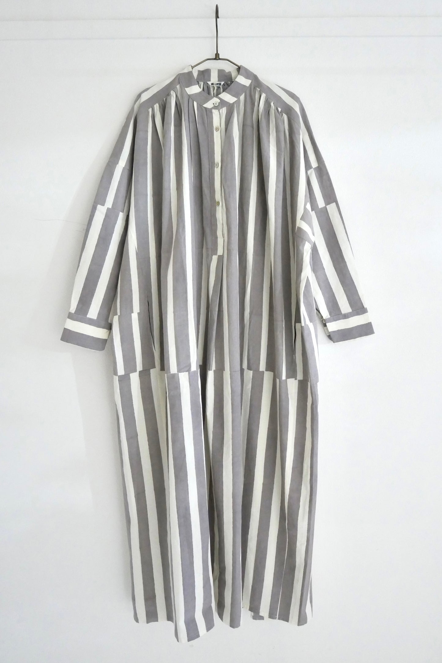 Stripe Block print shirts dress