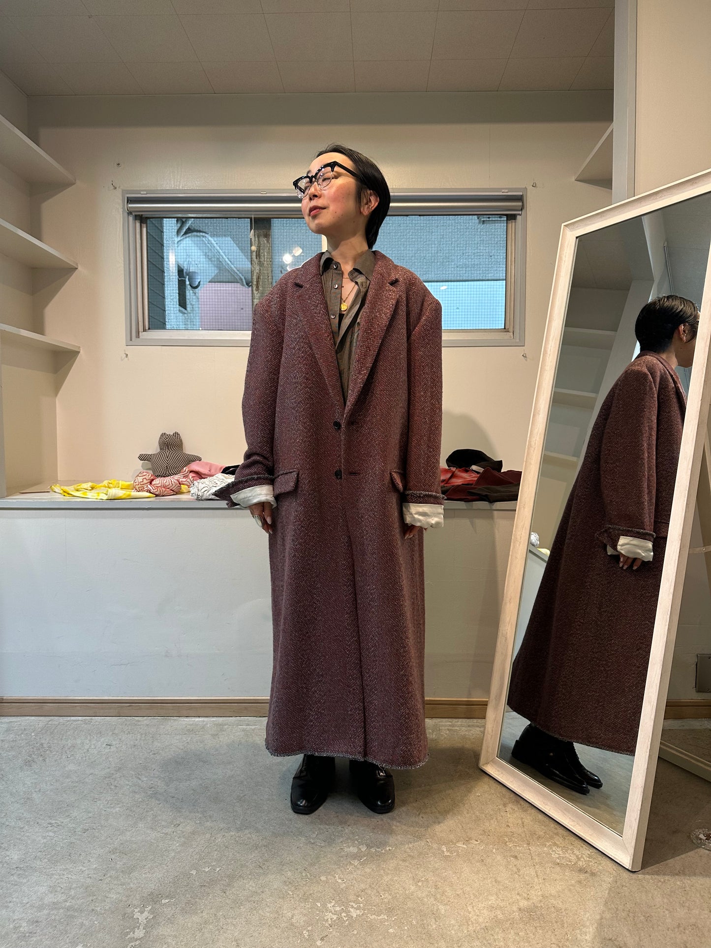 big herringbone coat