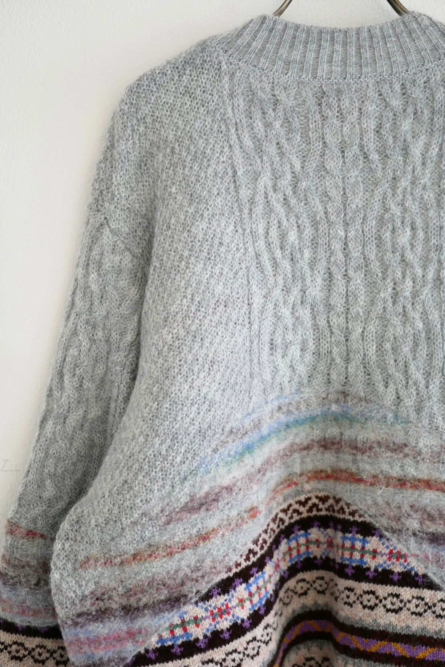jamieson's meet mohair(light gray)