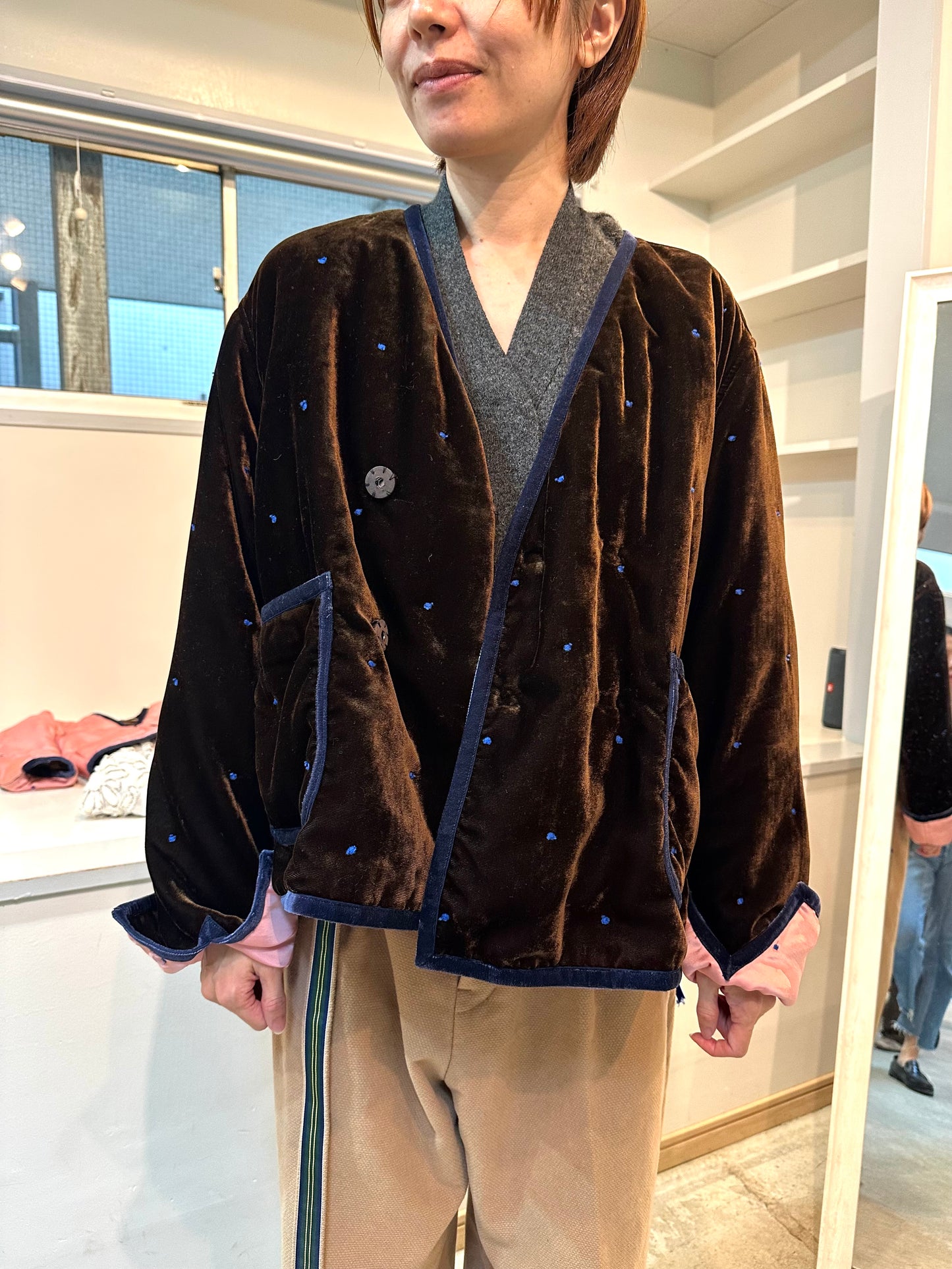 velvet pop jacket