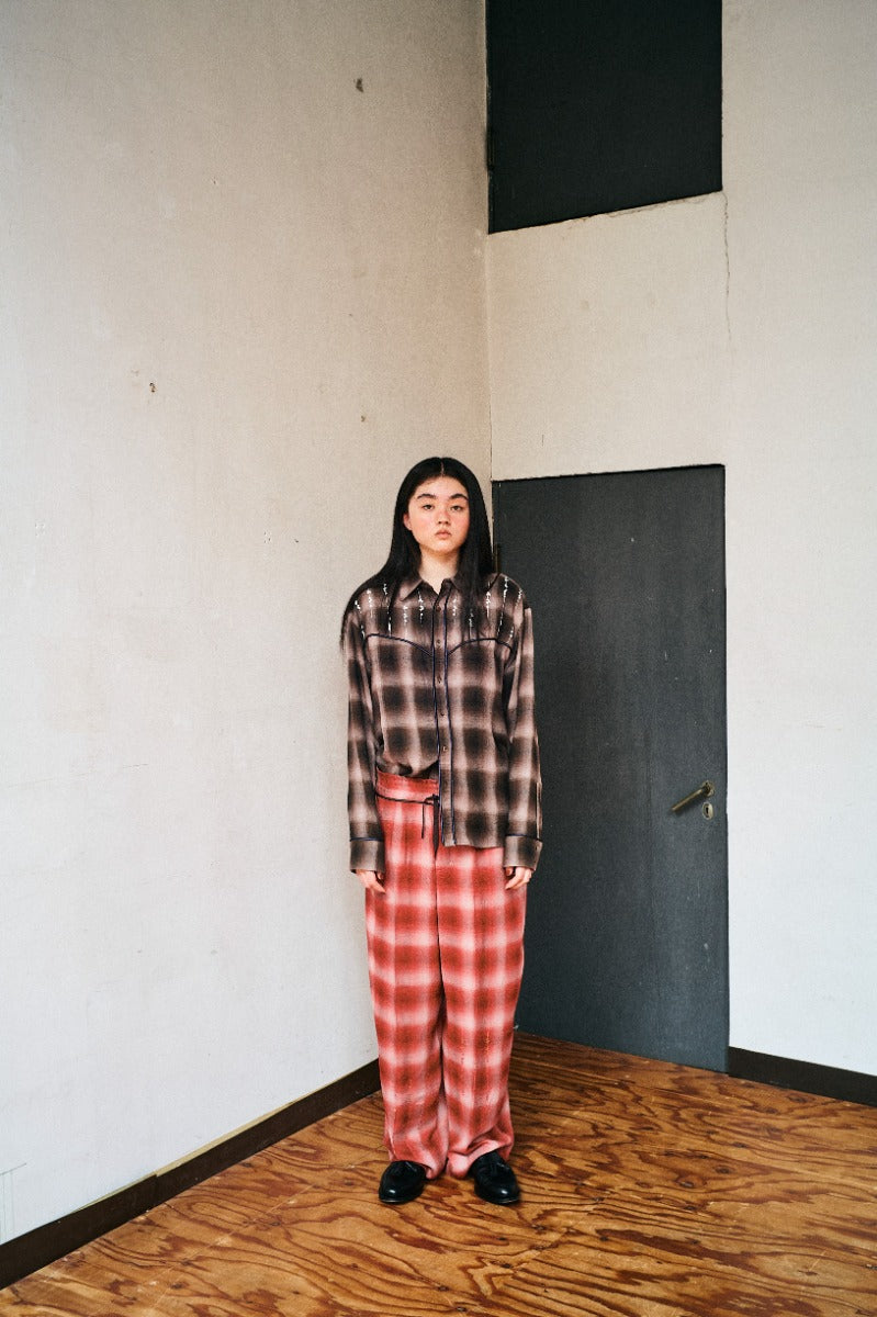 Ombre check shirts