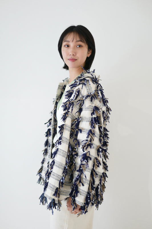 Sakiori Fringe Jacket