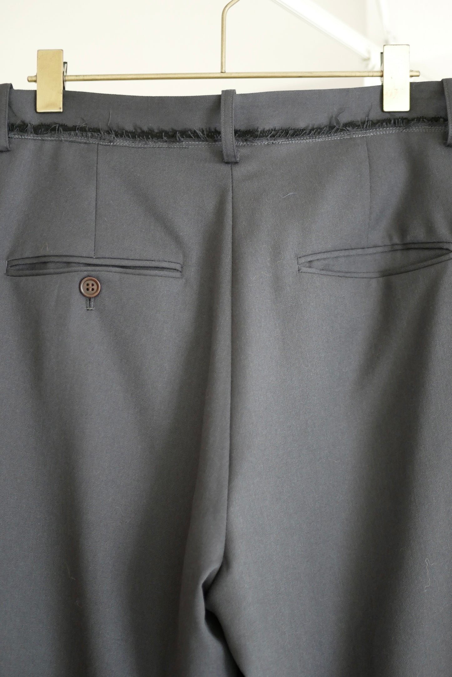 reversible lace troucers(charcoal)