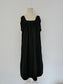 French Antique Cotton Dress #5 / Black Dyed