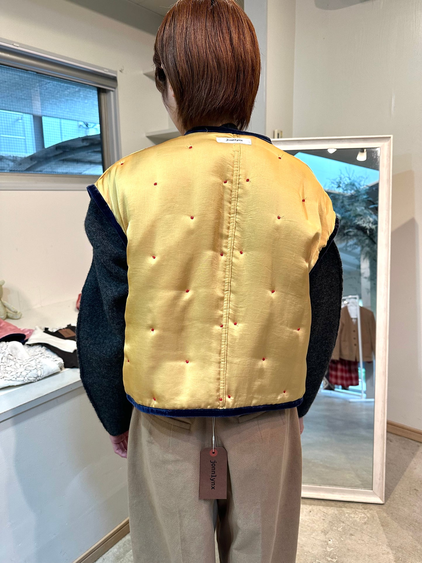 velvet pop vest