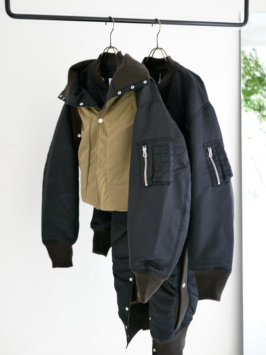 MA-1 (black x khaki)　　