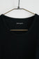 wool tereko long tee(black)