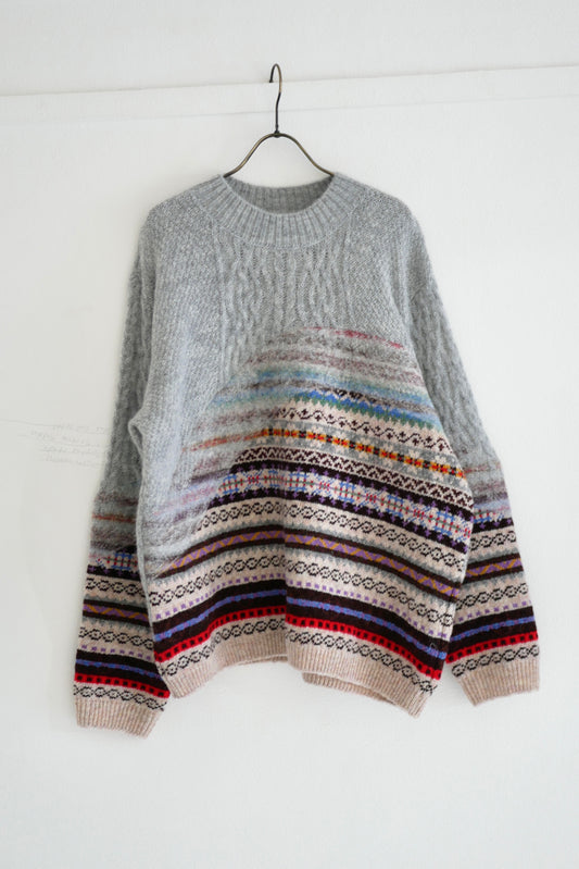 jamieson's meet mohair(light gray)