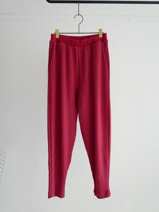 big rib pants (red)