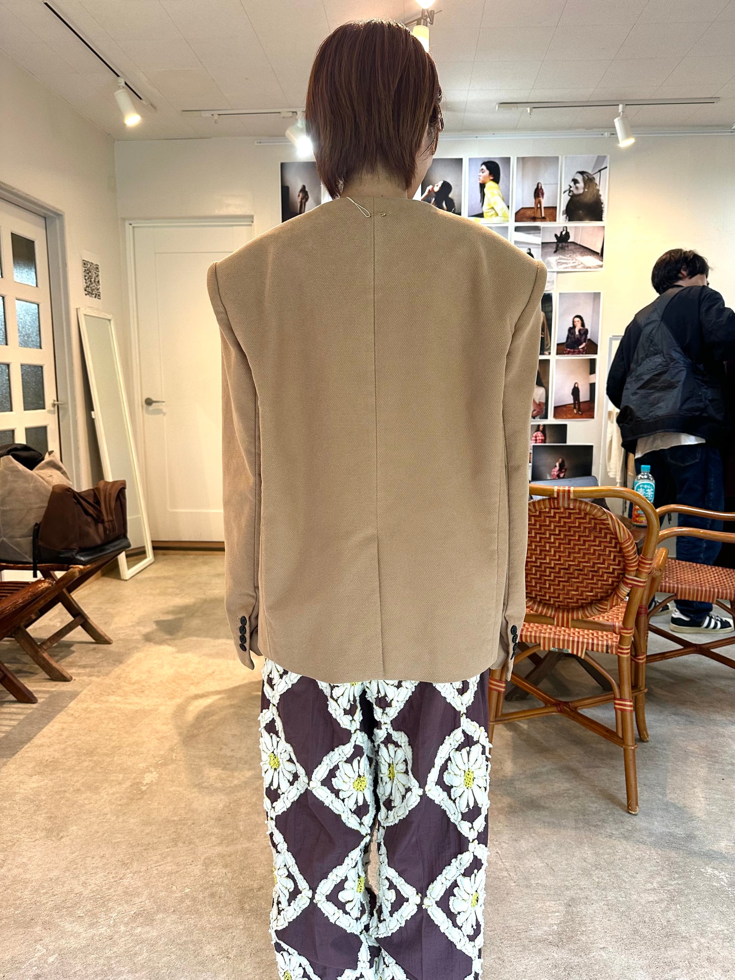 Dobby suede jacket