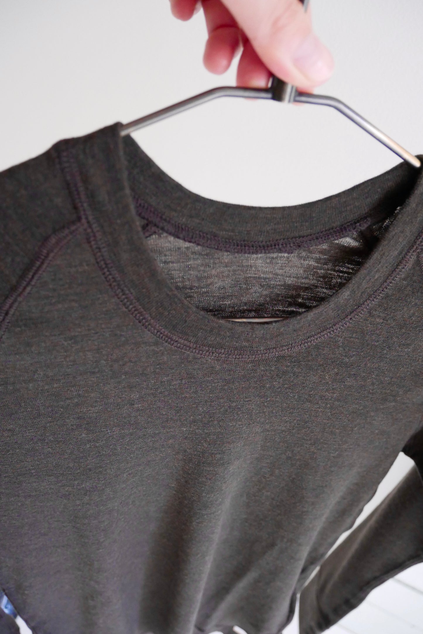 wool rib tee (brown)
