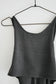 Matka Silk Noil Back Cross Tank Top Blouse
