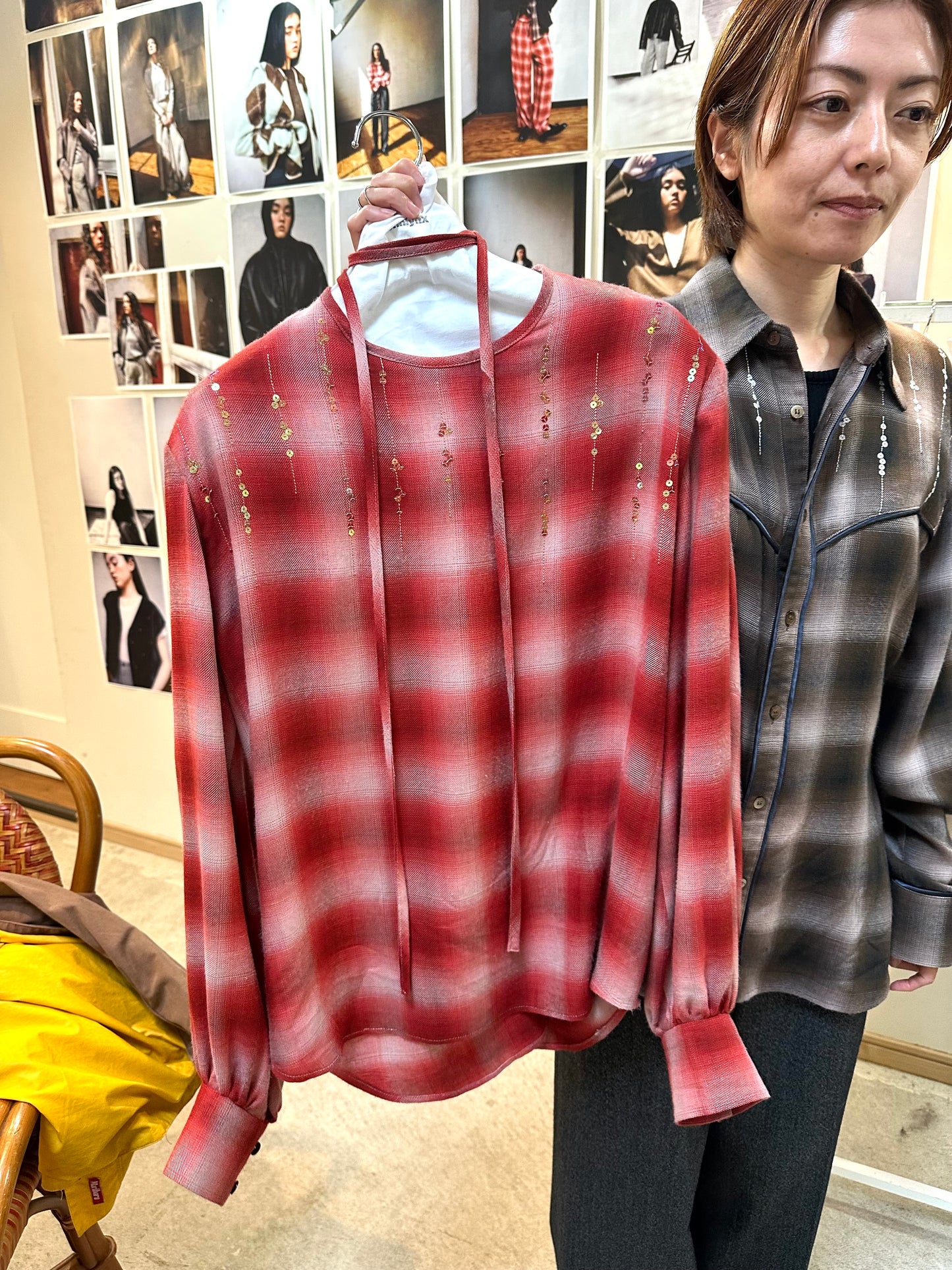 Ombre check shirts