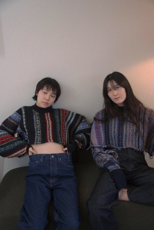 Jumper-ish Scarf - Jamieson’ s × Kota Gushiken (Purple)