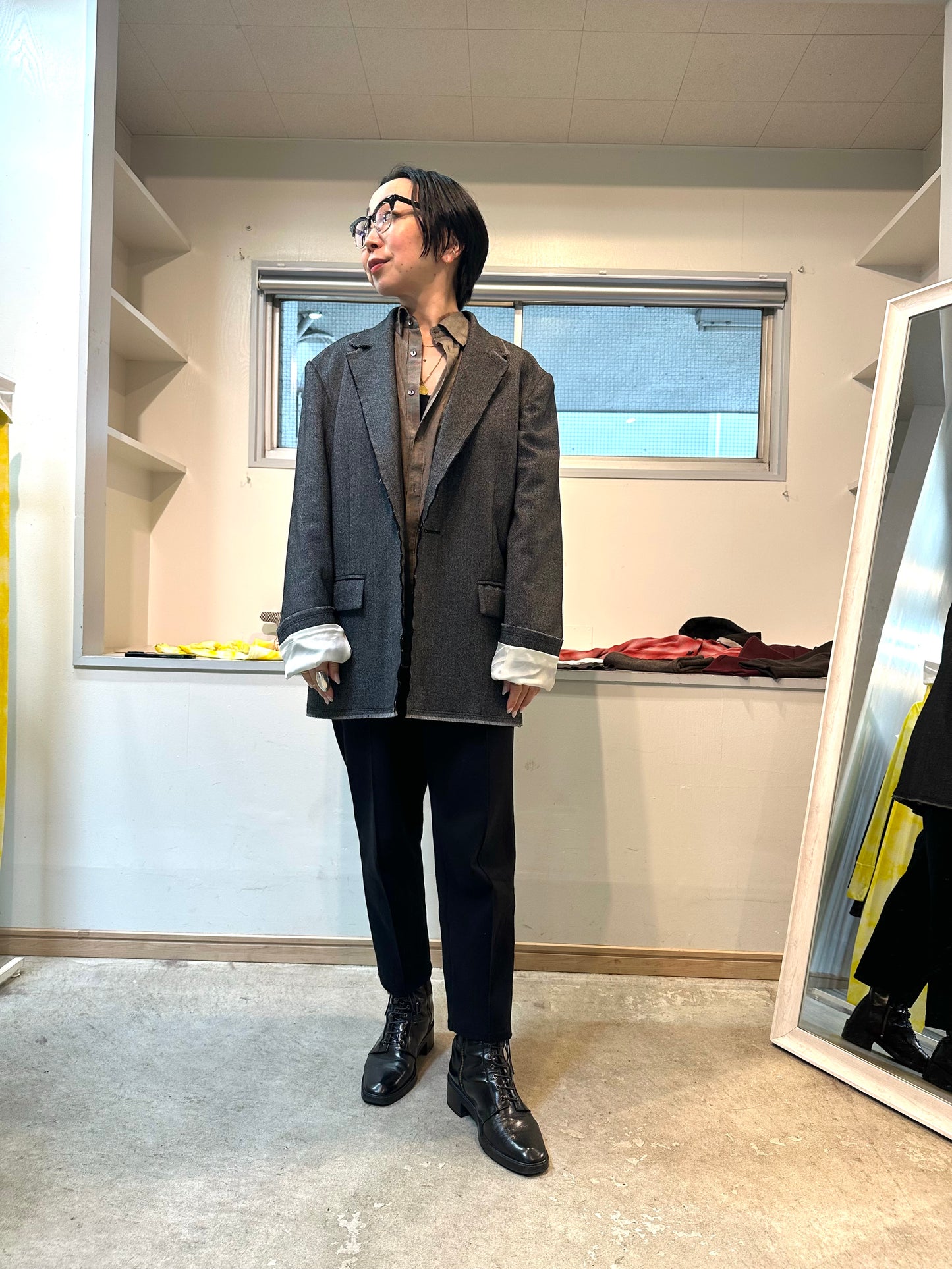 herringbone jacket　