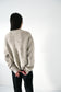PATCHWORK SWEATER / Gray Beige