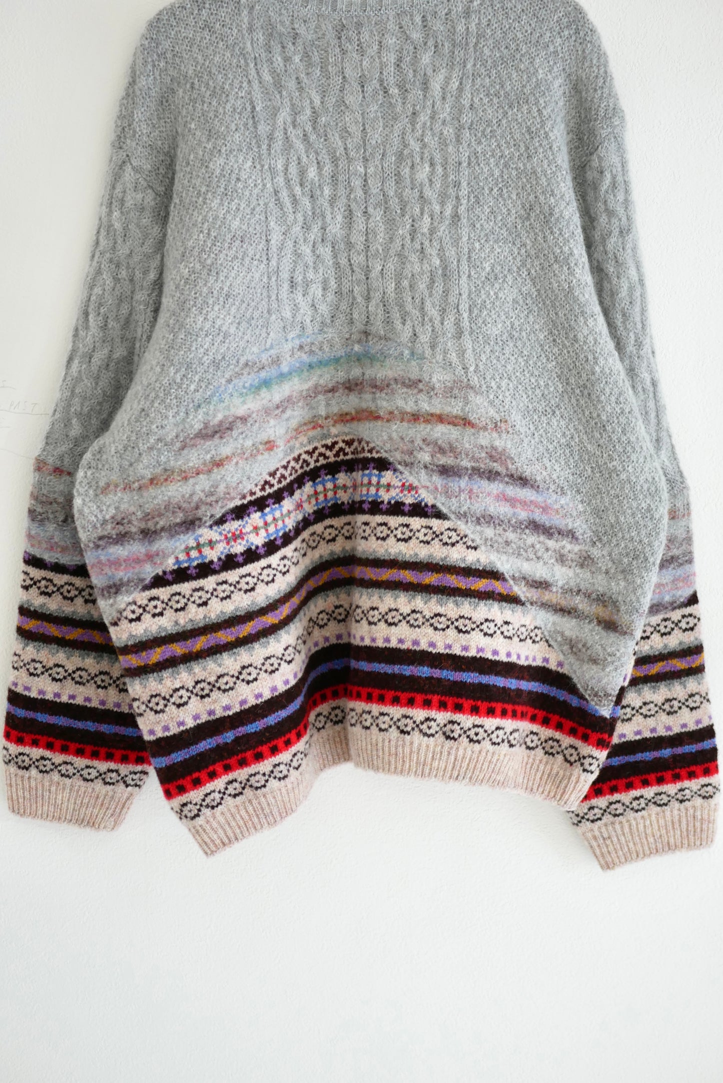 jamieson's meet mohair(light gray)