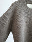 PATCHWORK SWEATER / Brown