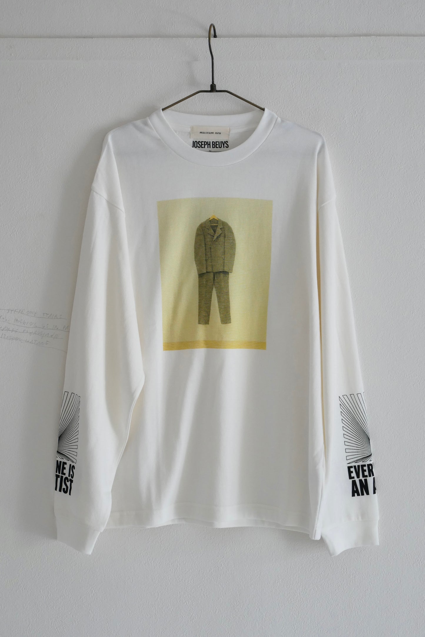 Joseph Beuys Felt Suit Long Sleeve T-shirt (Off White)