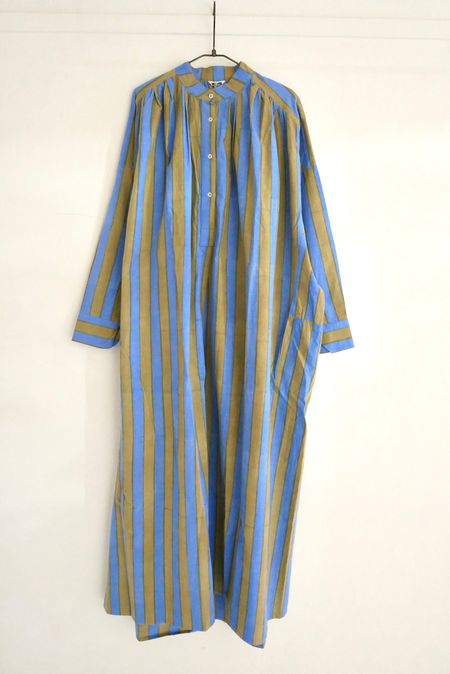 Stripe Block print shirts dress