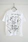 Rakugaki SS Tee / White