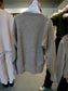 cotton wool urake pullover (beige/navy)