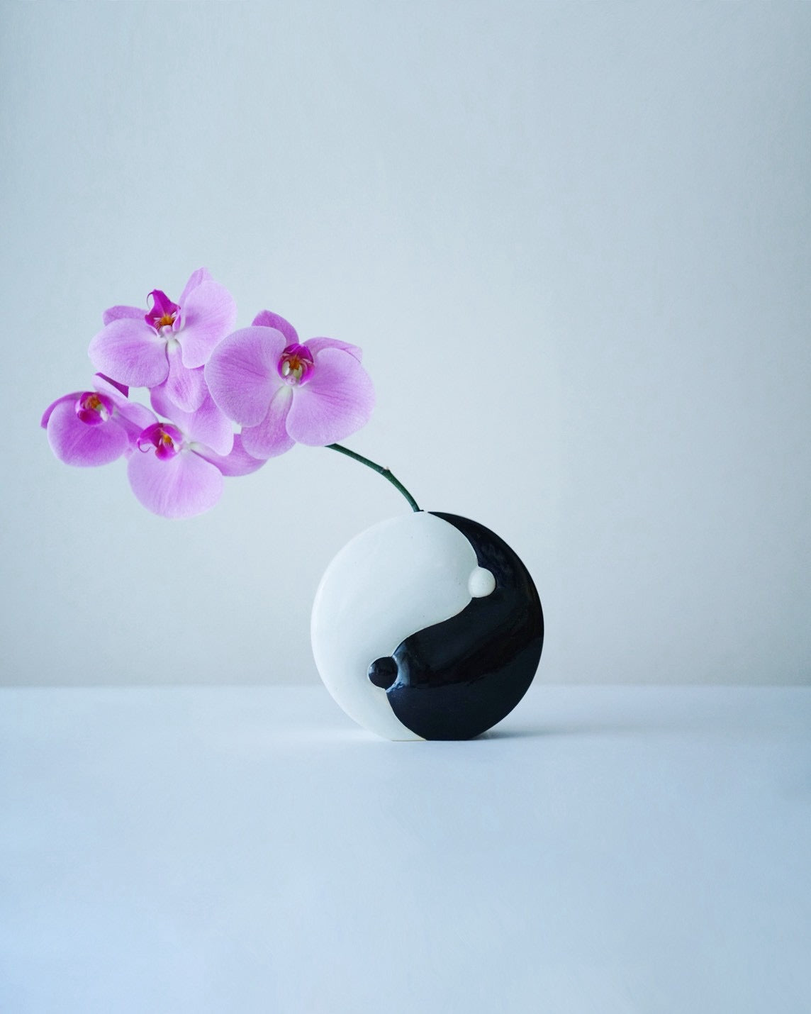 Yin Yang Flower Vase