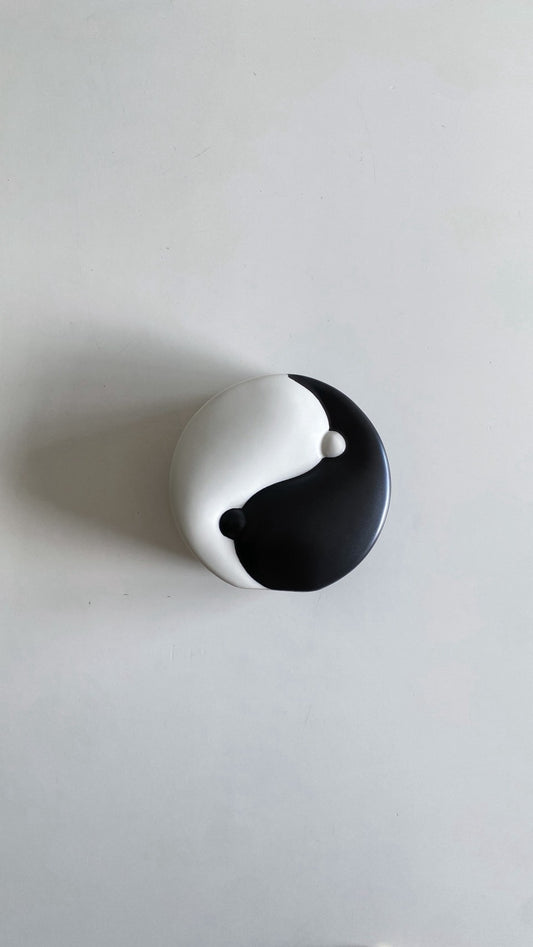 Yin Yang Flower Vase