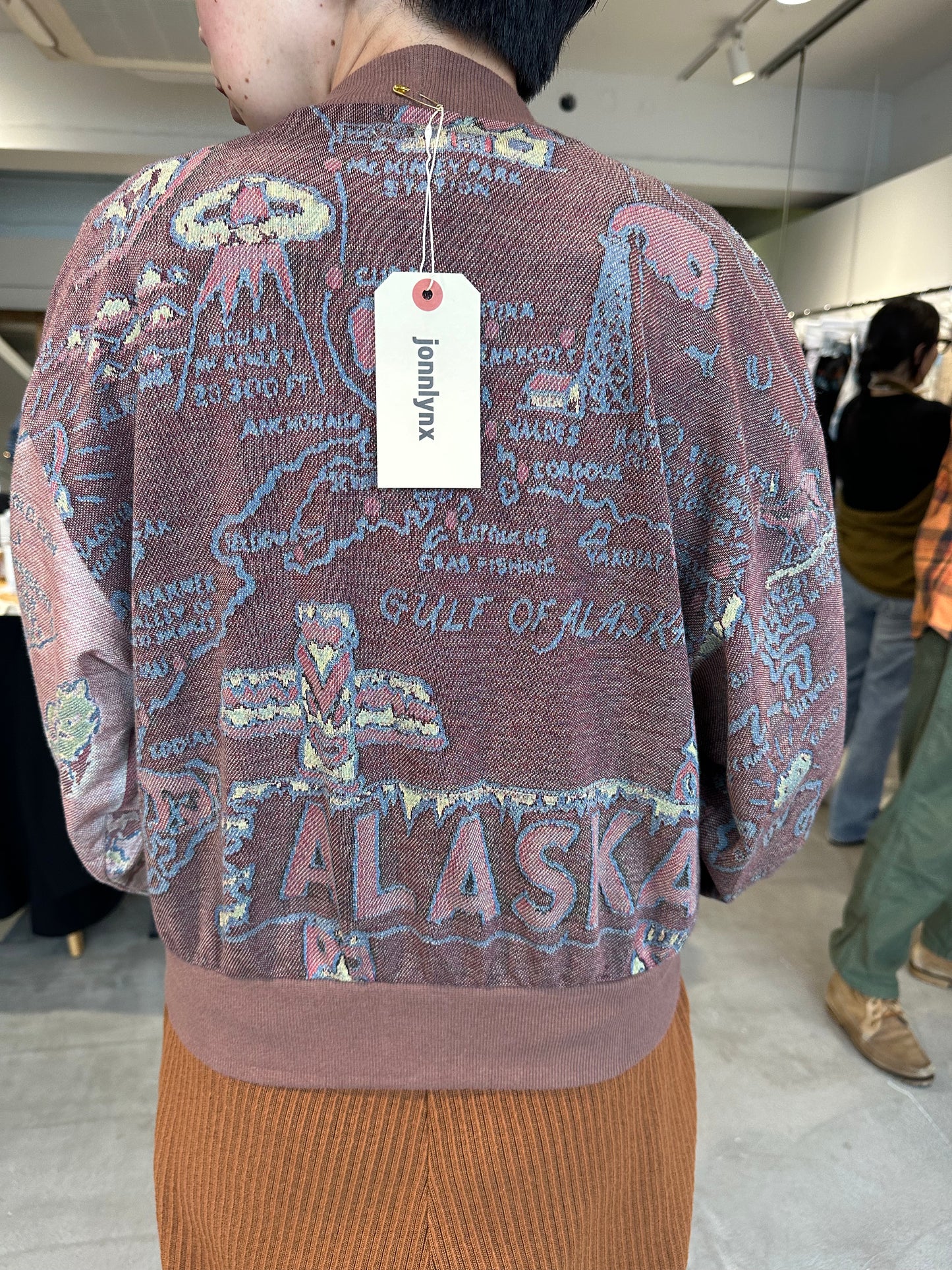 souvenir map cardigan