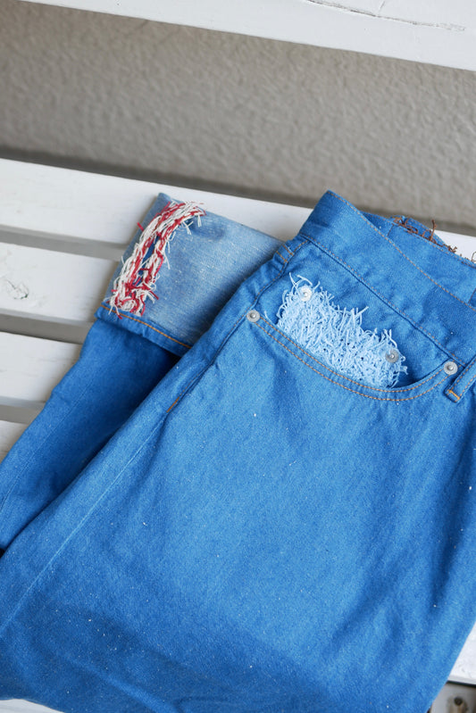 Lazy Kni-Denim / Light Blue