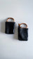 Bamboo Leather Bag (Perforated Black)