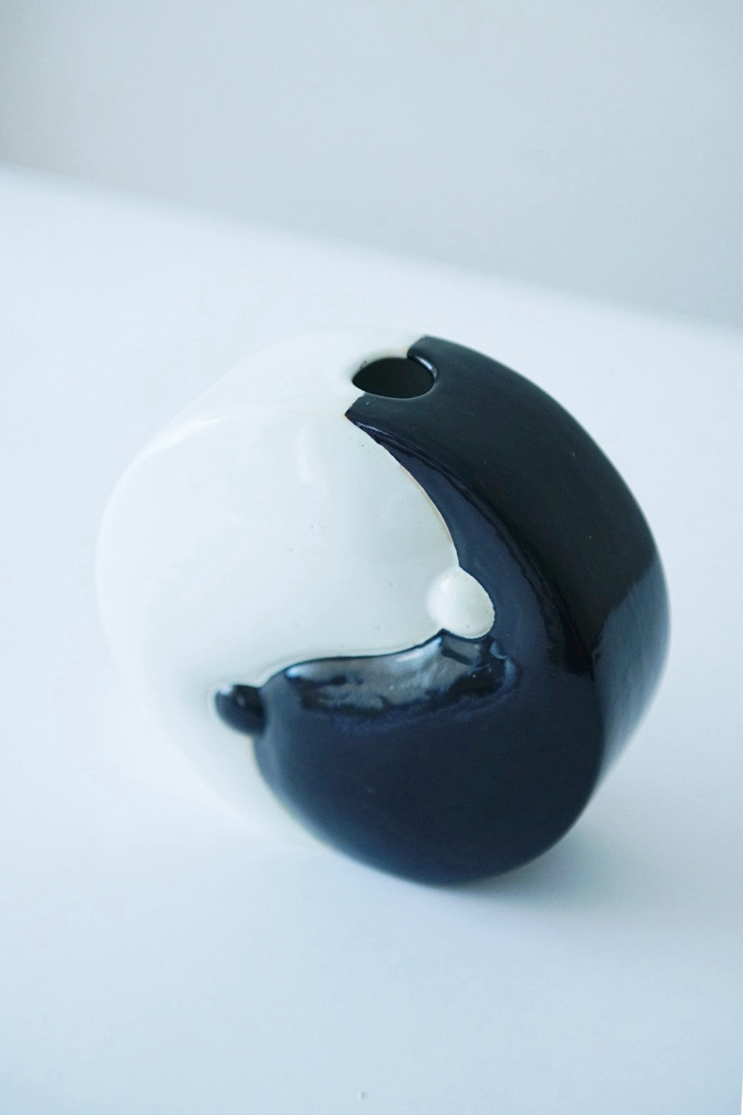 Yin Yang Flower Vase