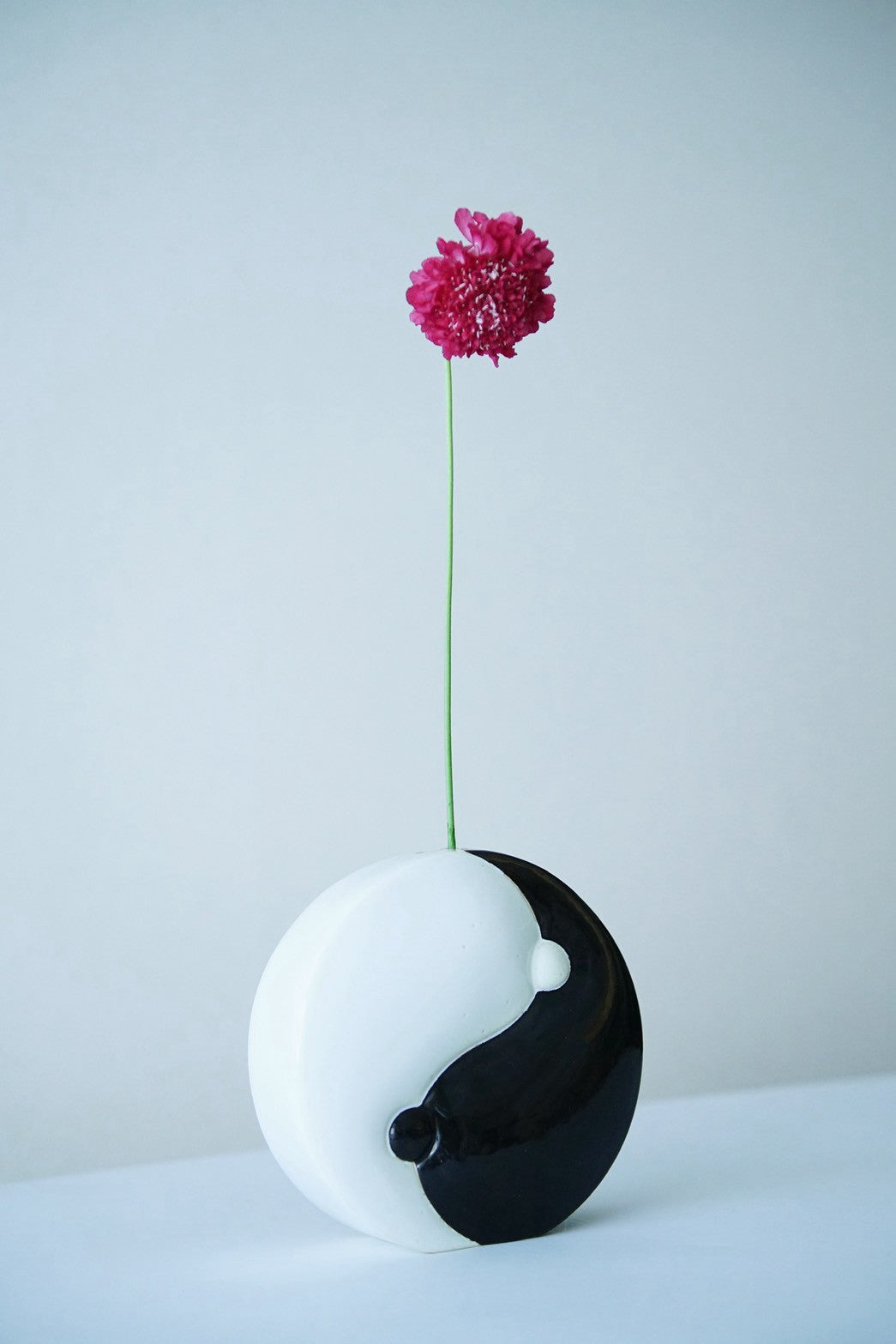 Yin Yang Flower Vase