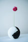 Yin Yang Flower Vase