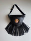 Mirror Fringe Bum Bag (Black)