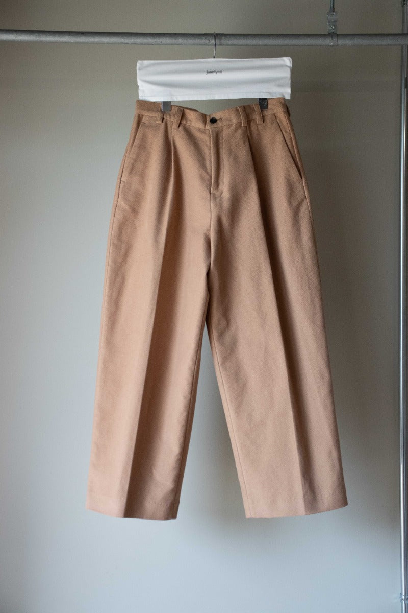 Dobby suede pants
