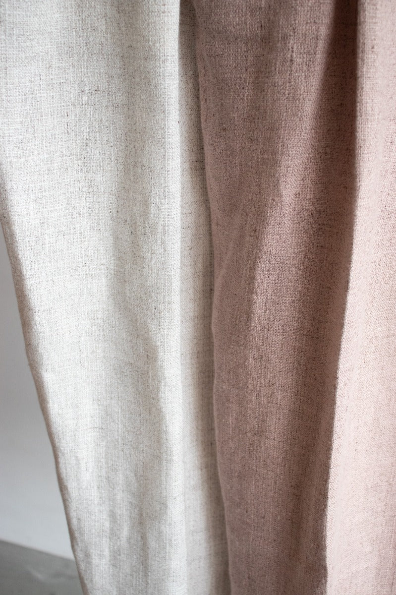 Cotton linen melange jonny pants