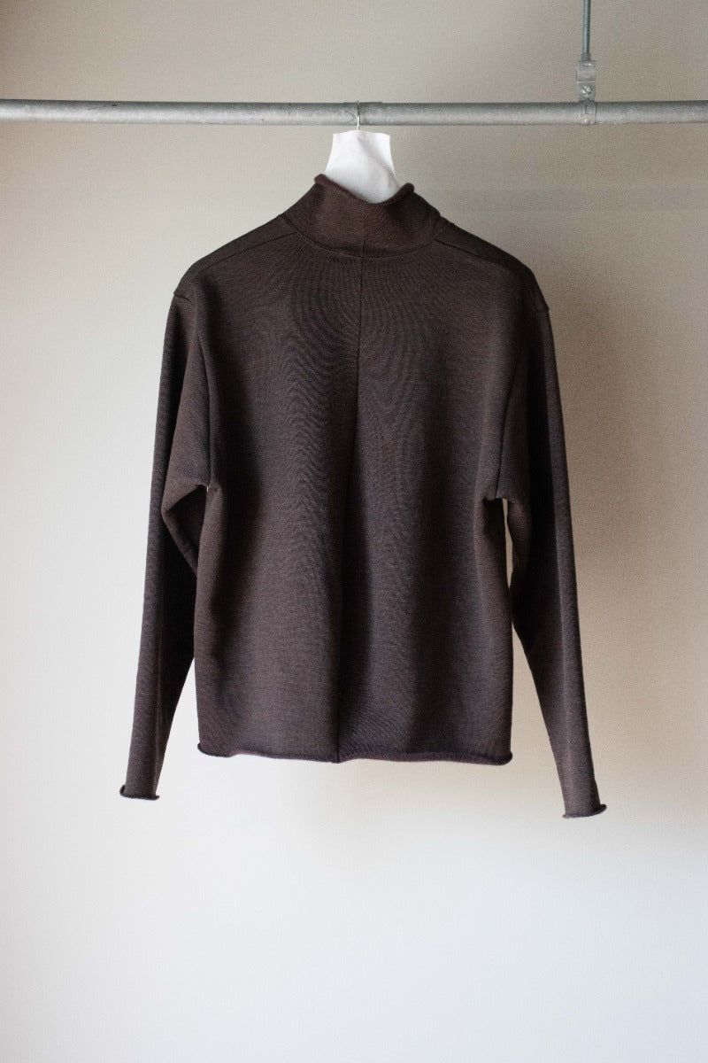 cotton wool urake highneck pullover