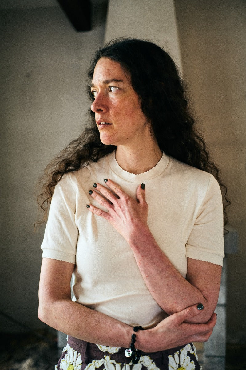 Shell-Edge Double-Layer Tee