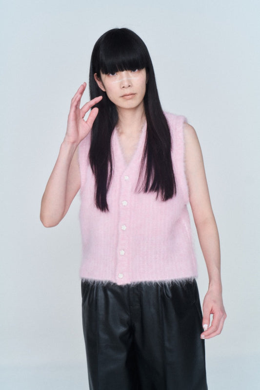 mohair vest