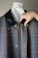 glen check coat