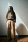 Dobby suede pants