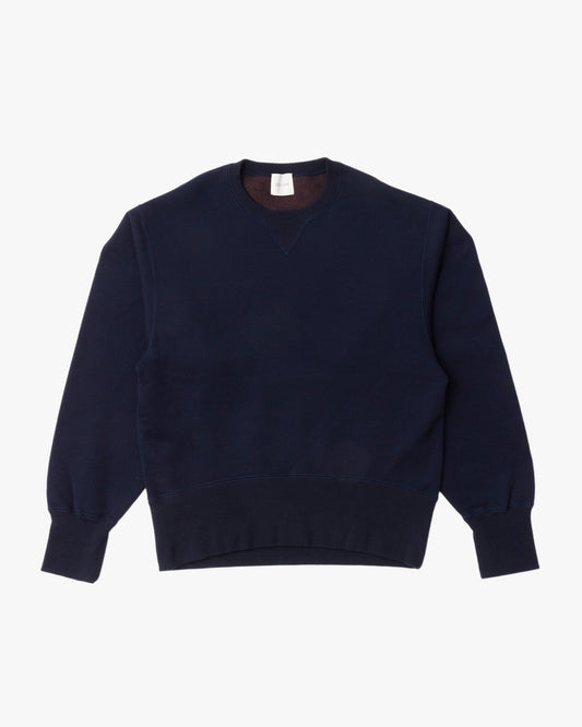 cotton wool urake pullover (beige/navy)