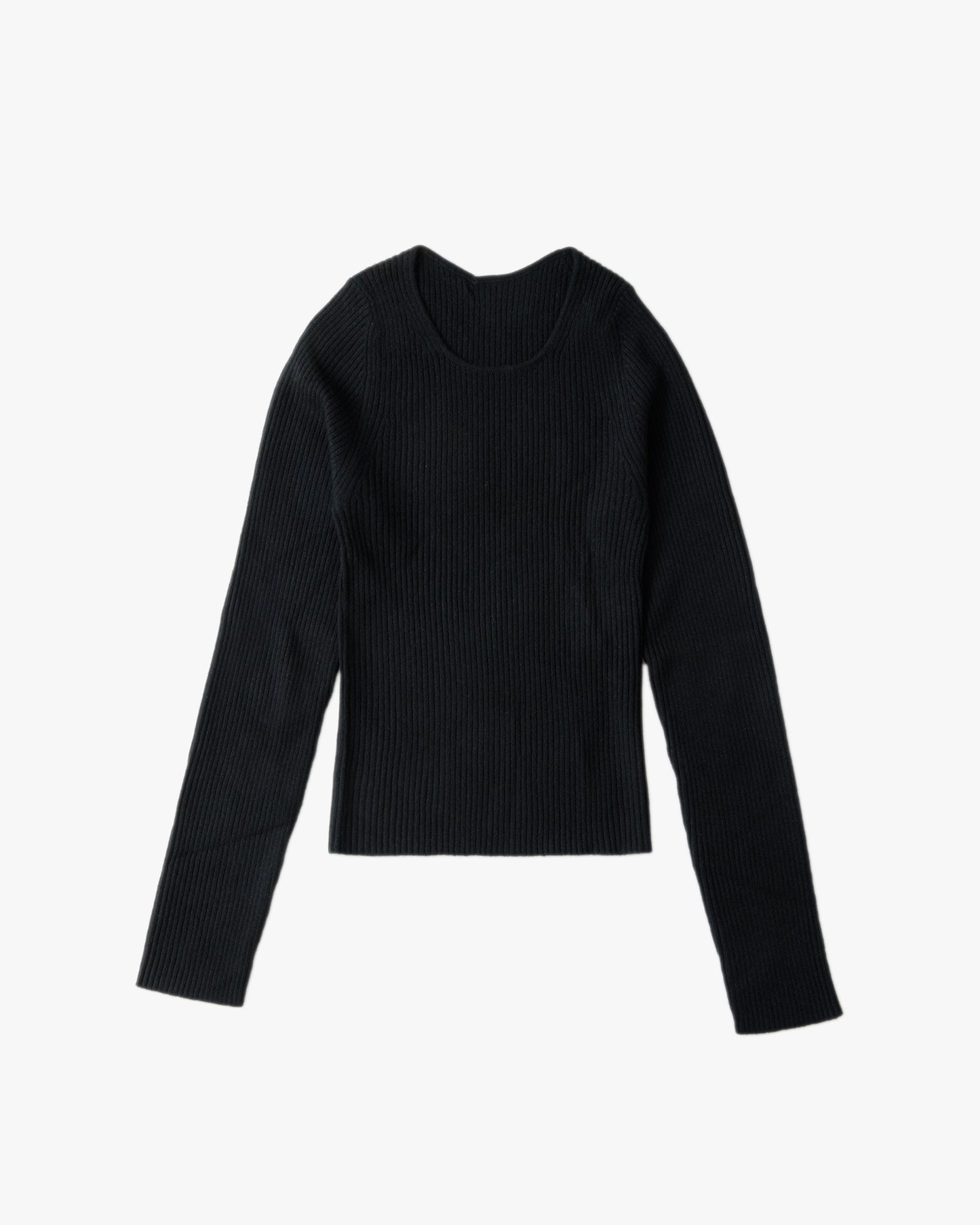 Rib L/S Tee / Black